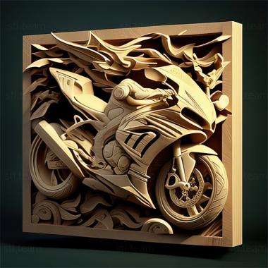 3D модель Honda CBR900RR (STL)